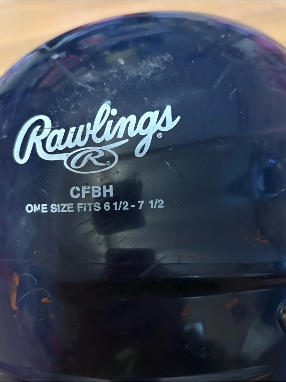 Rawlings Navy Blue Kids Baseball Softball Batting Helmet with Face Guard